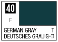 Mr Color Spray - S40 German Gray (3/4Flat/Tank) 1