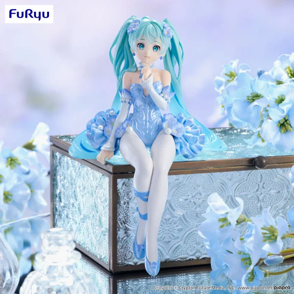 FuRyu Hatsune Miku　Noodle Stopper Figure -Flower Fairy Nemophila Pail Blue Color ver.- - Hatsune Miku