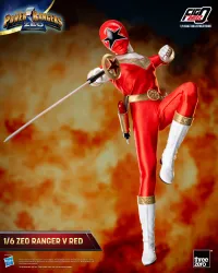 threezero Power Rangers Zeo - FigZero 1/6 Zeo Ranger V Red - Power Rangers - photo 2