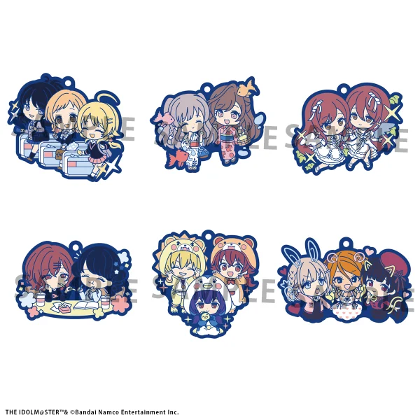 MegaHouse Rubber Mascot Buddycolle THE IDOLM@STER SHINY COLORS (6pc per box) - THE iDOLM@STER