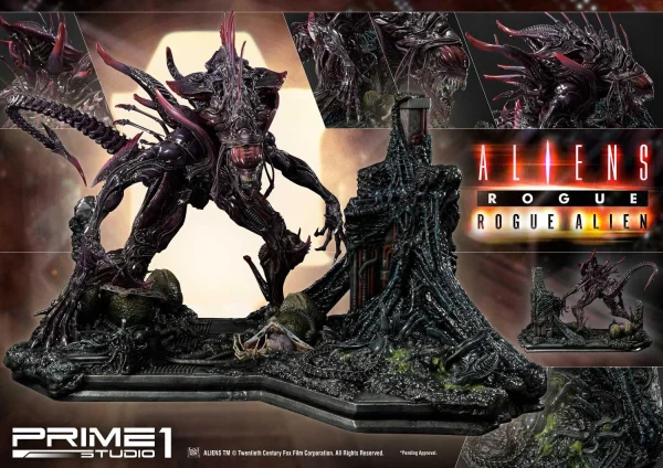Prime 1 Studio Premium Masterline Aliens (Comics) Rogue Alien Battle Diorama - Alien (Movie Franchise)