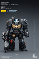 Black Templars Terminator 3 with Power Fist and Assault Cannon 20