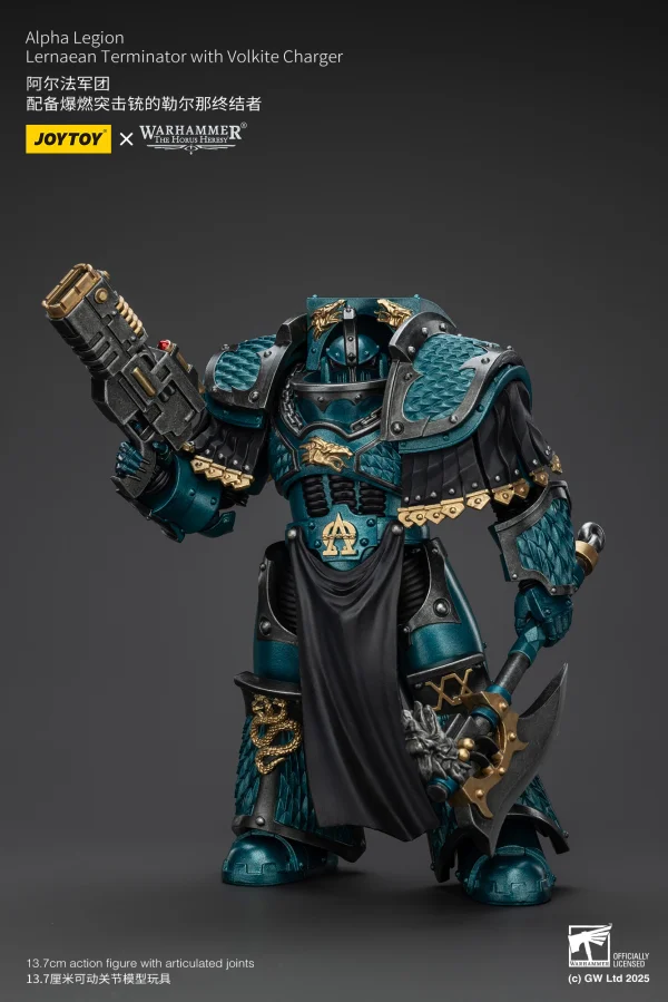 JOYTOY Alpha Legion Lernaean Terminator with Volkite Charger - Warhammer 40K