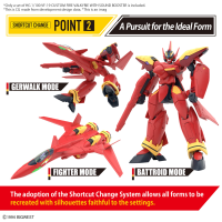 HG 1/100 VF-19 CUSTOM FIRE VALKYRIE WITH SOUND BOOSTER 5