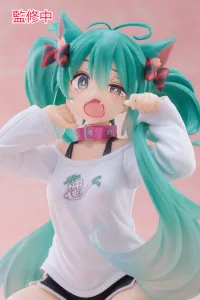 TAITO Hatsune Miku Desktop Cute Figure (Cat Ear T-Shirt Ver.) - Hatsune Miku - photo 4