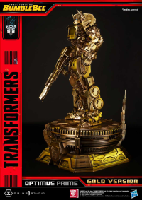 Museum Masterline Transformers: Bumblebee (Film) Optimus Prime Cybertron Edition Gold Version 3