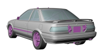[HC37] 1:24 ADVAN COROLLA LEVIN AE92 1989 INTER TEC 11