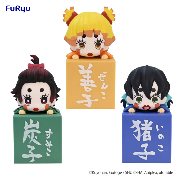 FuRyu Demon Slayer: Kimetsu no Yaiba Hikkake Figure -Sumiko /Zenko /Inoko- set - Demon Slayer: Kimetsu no Yaiba