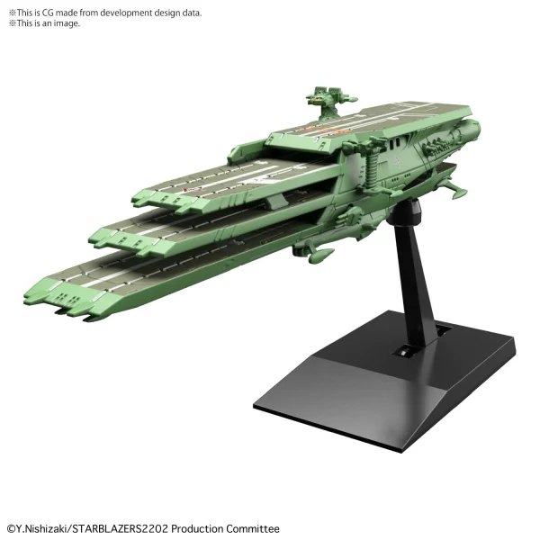 BANDAI HOBBY MECHA COLLECTION GUIPELLON CLASS MULTIPLE FLIGHT DECK ASTRO CARRIER  BALMES For Deep Space Task Fleet - Space Battleship Yamato