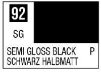 Mr. Color 92 - Semi Gross Black (Semi-Gloss/Primary) 1
