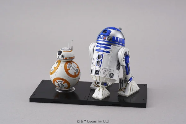 BANDAI HOBBY 1/12 BB-8 & R2-D2 - Star Wars