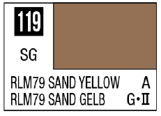 Mr. Color 119 - RLM76 Sand Yellow (Semi-Gloss/Aircraft)