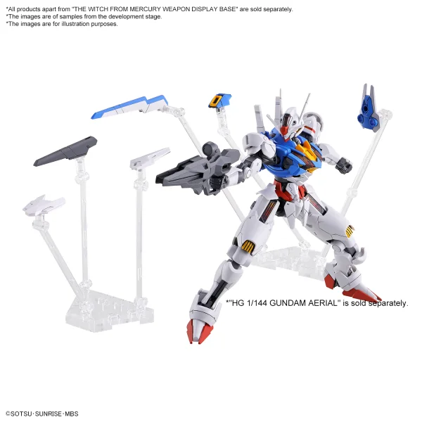 BANDAI HOBBY THE WITCH FROM MERCURY WEAPON DISPLAY BASE - Mobile Suit Gundam: The Witch from Mercury