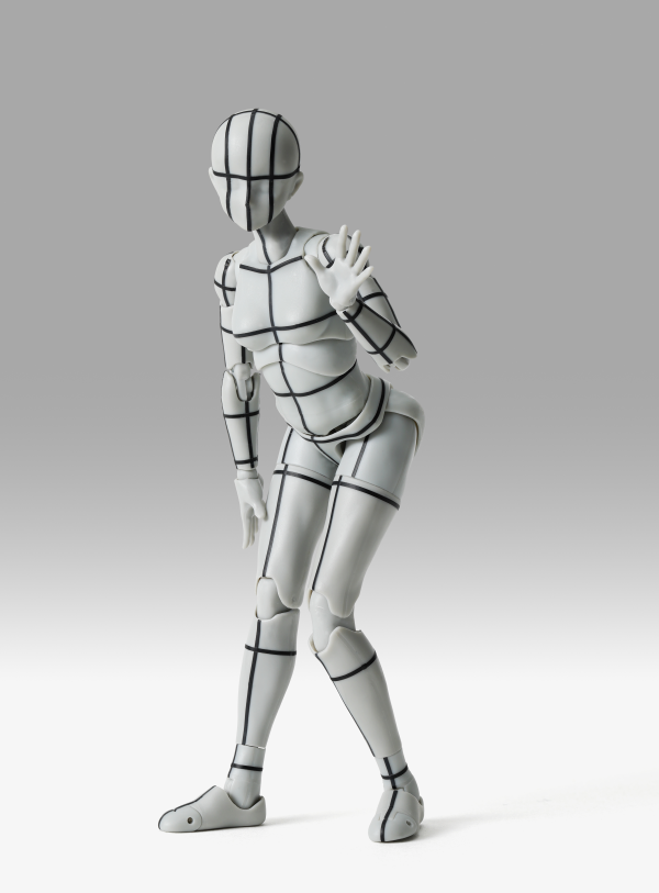 BODY CHAN -Sports- Edition-WIRE FRAME- (Gray Color Ver.) "BODY-KUN/BODY-CHAN", TAMASHII NATIONS S.H.Figuarts