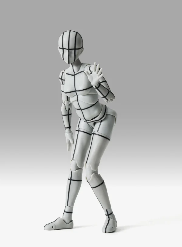 TAMASHII NATIONS BODY CHAN -Sports- Edition-WIRE FRAME- (Gray Color Ver.) "BODY-KUN/BODY-CHAN", TAMASHII NATIONS S.H.Figuarts - Body-chan
