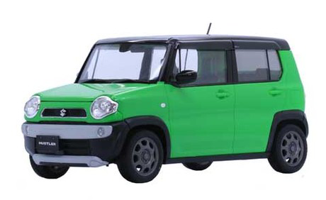 [C-NX-11 EX-3] 1/24 Suzuki Hustler (G/Positive Green Metallic)