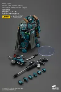 JOYTOY Alpha Legion Exodus 'The One who is Many’ With Sniper Rifle And Power Dagger - Warhammer 40K - photo 2