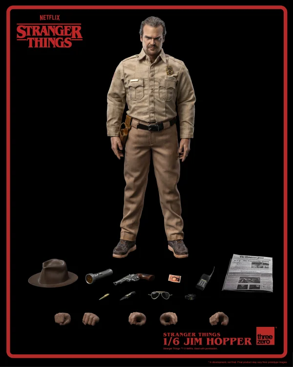 threezero Stranger Things - 1/6 Jim Hopper (Season 1) - Stranger Things