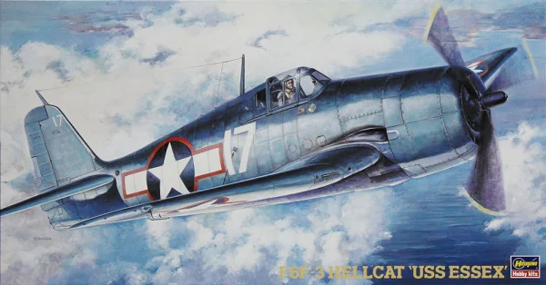 Hasegawa [JT34] 1:48 F6F-3 HELLCAT USS ESSEX - Scale Kits