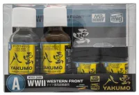 GSI Creos Mr.Color YAKUMO COLOR SET A WWII WESTERN FRONT - Paints - photo 1