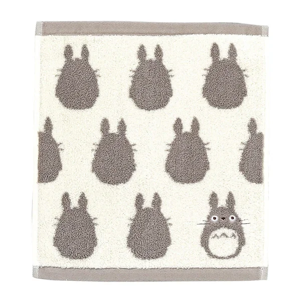 Marushin Big Grey Totoro - Studio Ghibli Silhouette Series (Wash Towel) - Studio Ghibli