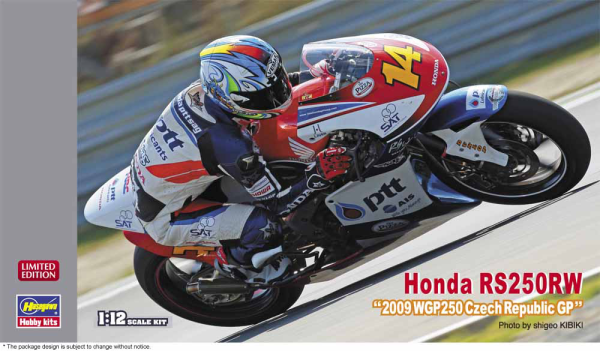 1/12 Honda RS250RW "2009 WGP250 Czech Republic GP"