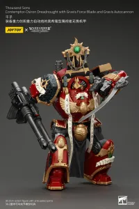 JOYTOY Thousand Sons Contemptor-Osiron Dreadnought With Gravis Force Blade And Gravis Autocannon - Warhammer 40K - photo 7