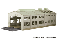 1/80 Scale Paper kit Train depot 1