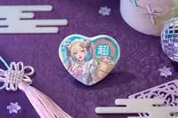 Needy Streamer Chinese Restaurant Series Heart-Shaped Pinback Button OMGkawaiiAngel