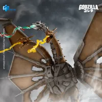 None Scale 13 Inch Godzilla vs. King Ghidorah Battle Damaged Mecha King Ghidorah Battle Damaged Action Figure 2