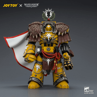 Imperial Fists Lord Castellan Evander Garrius, The Tyrant of Cthonia with the Subjugator and Incineratus 2