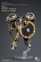 Iron Warriors MkII Assault Sergeant with Disintegrator pistol, Power maul & Combat shield 16