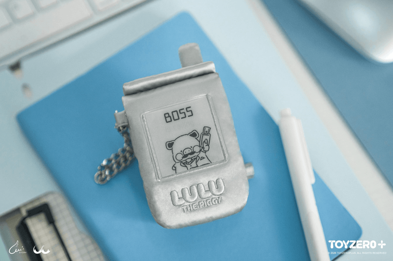 LuLu the Piggy Office Series - LuLu's Phone Plush Mirror Keychain (Boss is calling ver.)