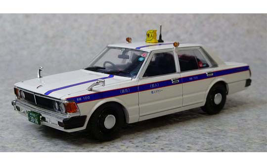 DIECAST MODEL CAR: 1/43 430 CEDRIC 4Dr SEDAN 200STANDARD EARLY Ver. PRIVATELY OWNED TAXI