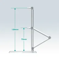 GOOD SMILE COMPANY The Simple Stand x3 (for Figures & Models) Hex Type - Figure Accessories - photo 6