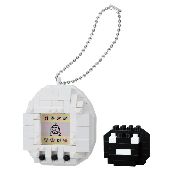 Kawada First Generation Tamagotchi (White), "Tamagotchi", Nanoblock Character Collection Series (Box/12) - Character Kits