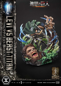 Ultimate Premium Masterline  TV animation Attack On Titan  Levi versus Beast Titan Bonus Version 30