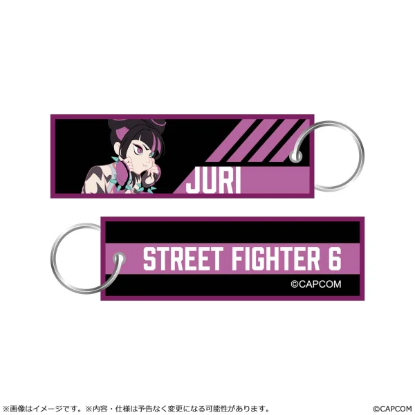 CAPCOM Street Fighter 6 Flight Tag Keychain JURI - Street Fighter
