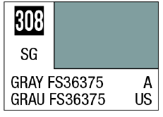 Mr. Color 308 Gray FS36375 (Semi-Gloss/Aircraft)