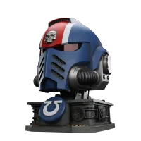 JOYTOY Ultramarines Lieutenant Titus' MKX Helmet & Display Stand - Warhammer 40K - photo 33
