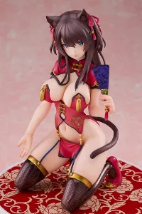 Pink-Cat Kuroneko - China dress cat - photo 3