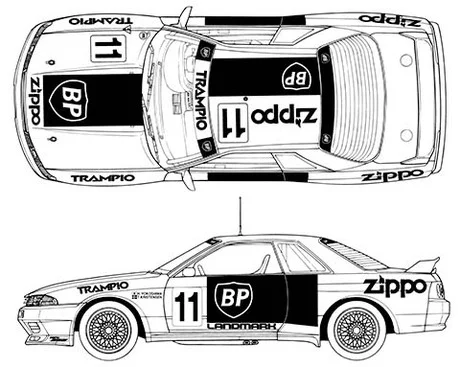 Fujimi [Axes No.6] 1/12 BP Oil TRAMPIO GT-R - Scale Kits
