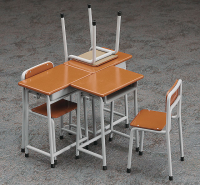 [FA01] 1:12 SCHOOL DESK & CHAIR 2