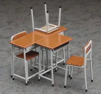Hasegawa [FA01] 1:12 SCHOOL DESK & CHAIR - Scale Kits - photo 2