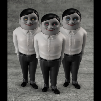 Occultic Sofubi collection TV Anime ”DAN DA DAN” Alien Serpo 3 pcs Set 1