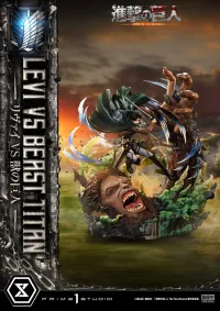 Prime 1 Studio Ultimate Premium Masterline  TV animation Attack On Titan  Levi versus Beast Titan - Attack on Titan - photo 59