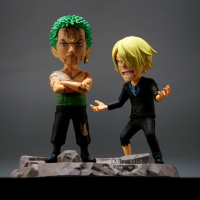 Roronoa Zoro & Sanji "…NOTHING...AT ALL!!!!"  "One Piece", Banpresto World Collectable Figure Log Stories 4