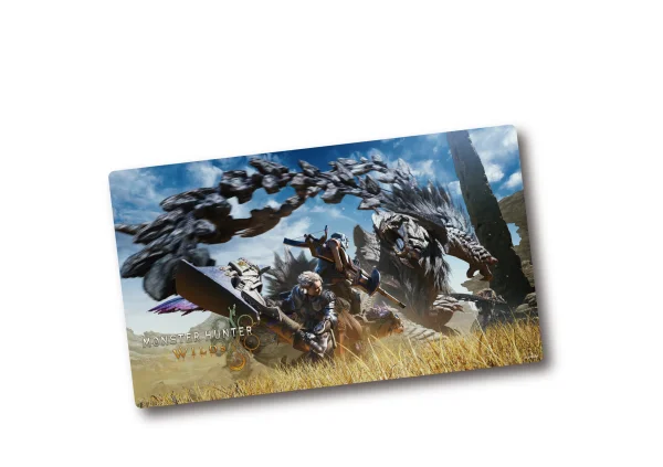 CAPCOM MONSTER HUNTER WILDS Desk Mat Package visual - Monster Hunter