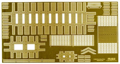 Fujimi [NP G-up No4] 1/3000 Genuine Photo-Etched Parts for Kure Gantry Crane - Kit Accessories