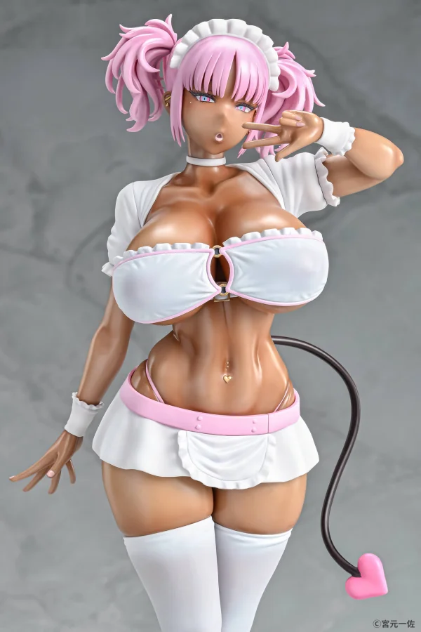 Q-six Black Gal Maid Succubus Cocoa Pink ver. - 18+